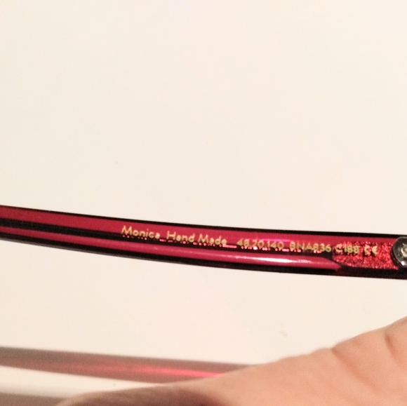 Bailey Nelson Vintage Handmade "Monica" Women's Eyeglass Frame - Picture 9 of 10